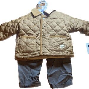 Little lad coat winter outfit 3-6 months